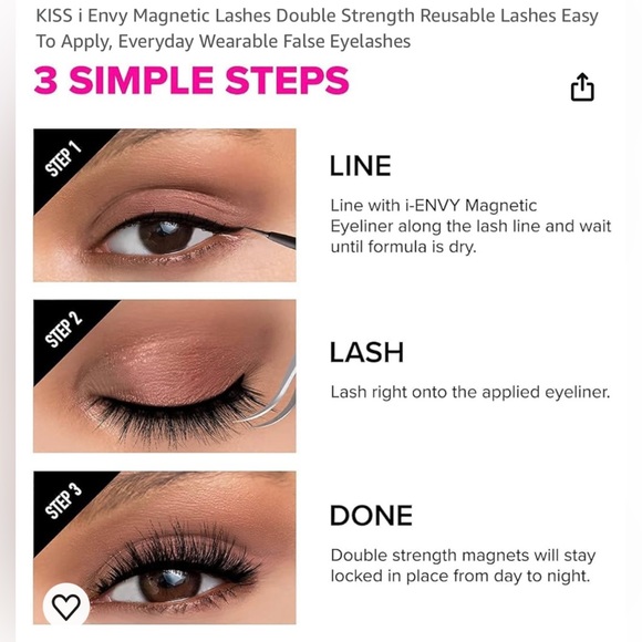 KISS i Envy Magnetic Lashes - Picture 6 of 7